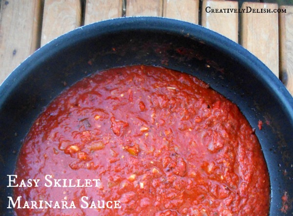 Easy Skillet Marinara Sauce