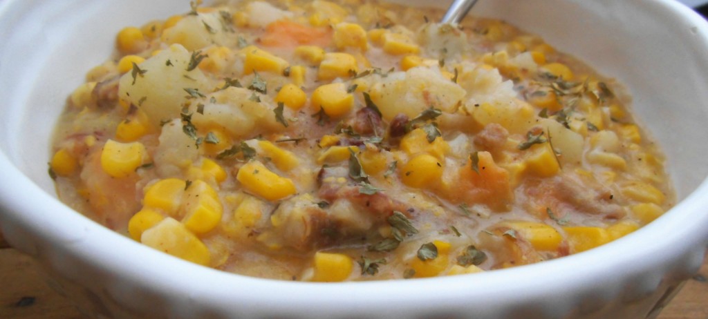 Corn Chowder with Bacon