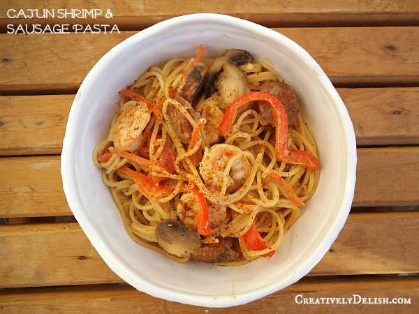 Cajun Shrimp & Sausage Pasta