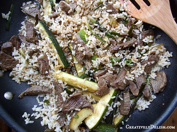 Spicy Thai Beef with Rice