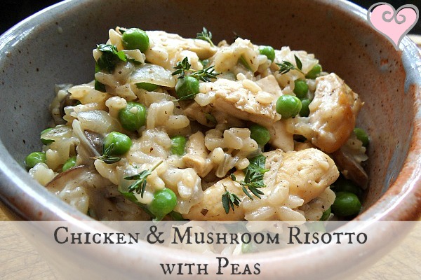 Chicken And Pea Risotto - Daisies & Pie