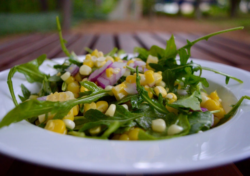 Corn and Arugula Salad